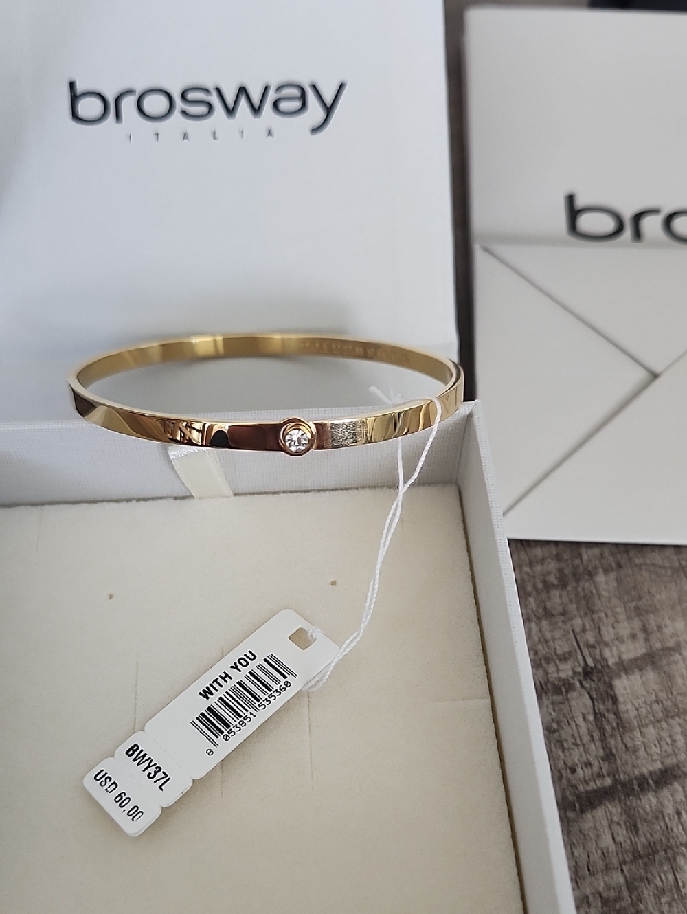 NWT Brosway 'With You' Bangle